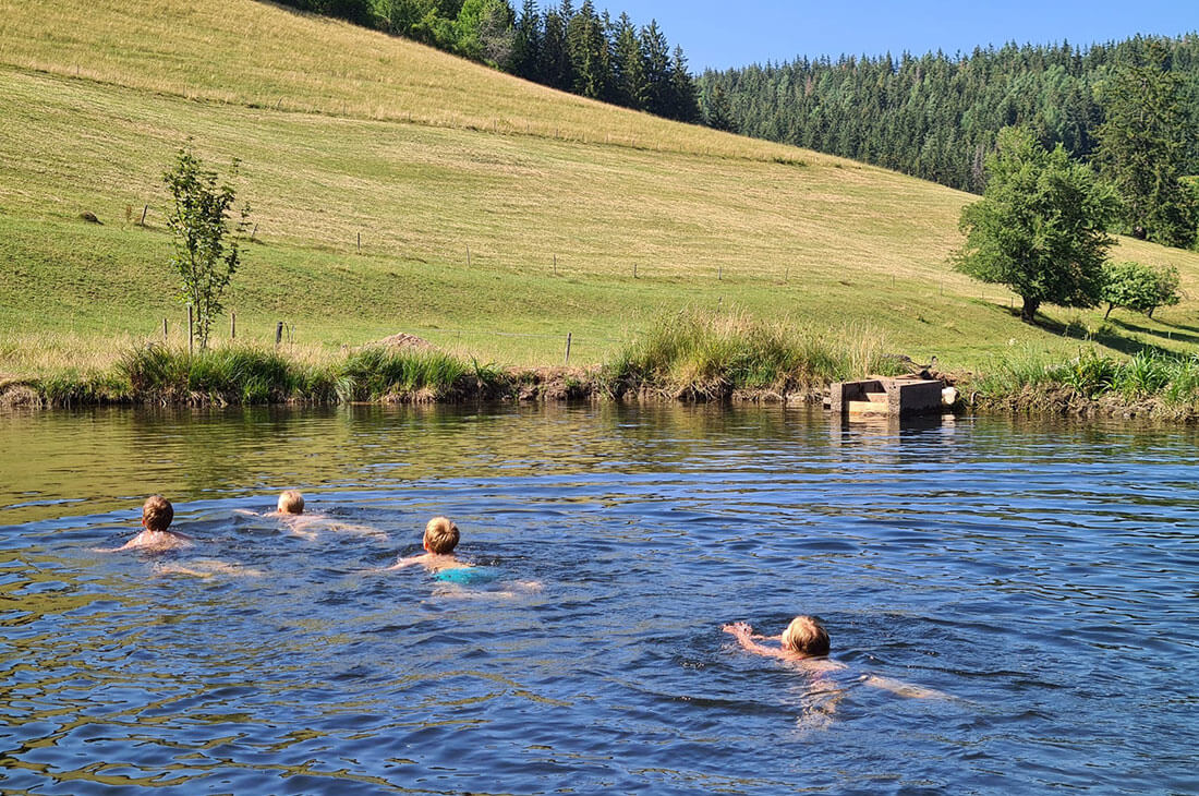 Kernenhof - Naturbadeteich - Sauna - Natur Spa - Wellnessbereich